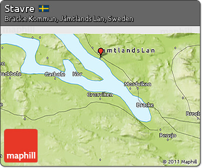 Physical 3D Map of Stavre