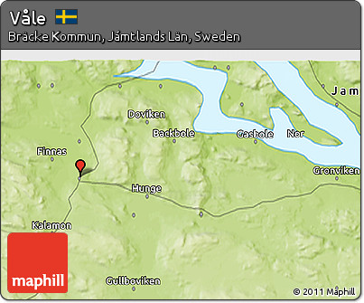 Physical 3D Map of Våle