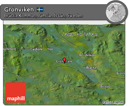 Satellite 3D Map of Grönviken