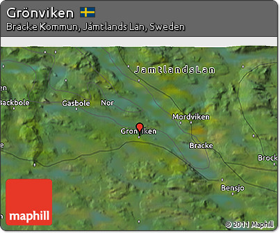 Satellite 3D Map of Grönviken