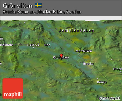 Satellite 3D Map of Grönviken