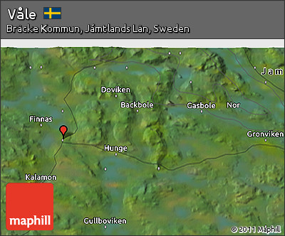 Satellite 3D Map of Våle