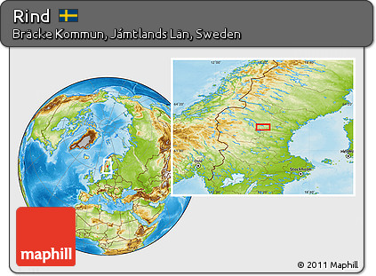 Physical Location Map of Rind
