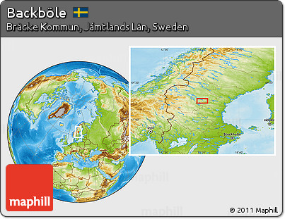Physical Location Map of Backböle