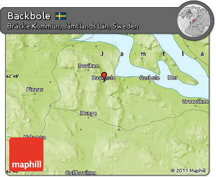 Physical Map of Backböle