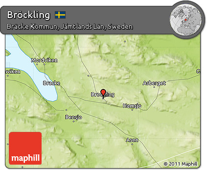 Physical Map of Bröckling