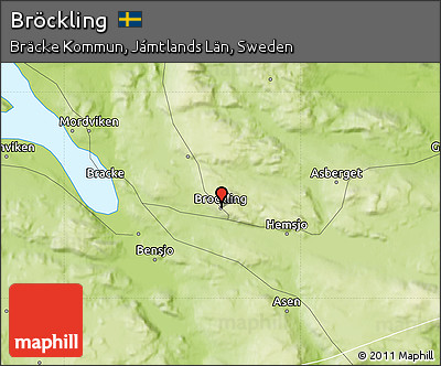 Physical Map of Bröckling
