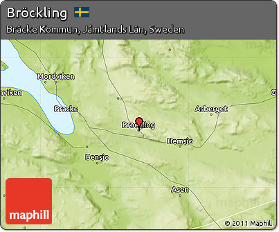 Physical Map of Bröckling