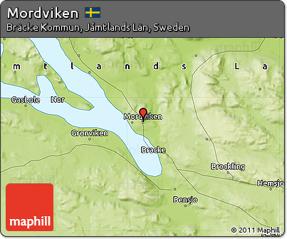 Physical Map of Mordviken
