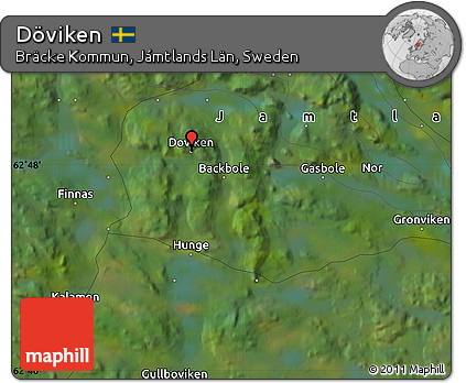Satellite Map of Döviken