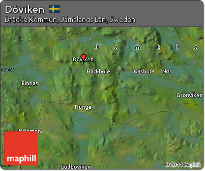 Satellite Map of Döviken