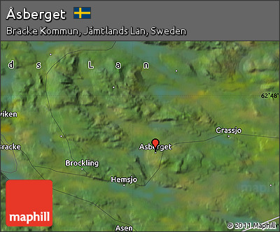 Satellite Map of Åsberget