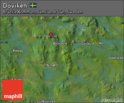 Satellite Map of Döviken