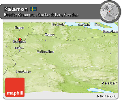 Physical Panoramic Map of Kälamon