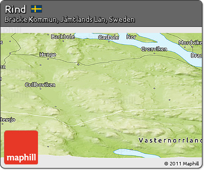 Physical Panoramic Map of Rind