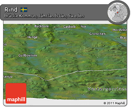 Satellite Panoramic Map of Rind