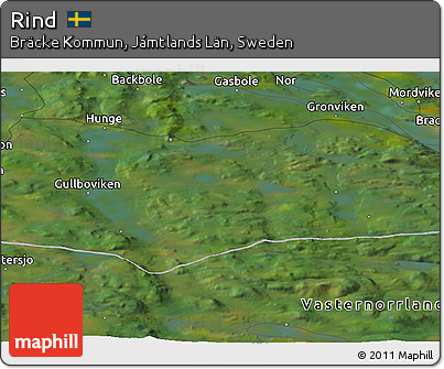 Satellite Panoramic Map of Rind