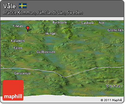 Satellite Panoramic Map of Våle