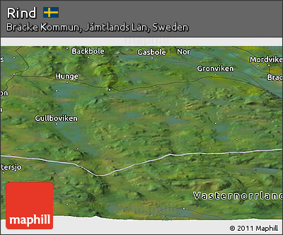 Satellite Panoramic Map of Rind