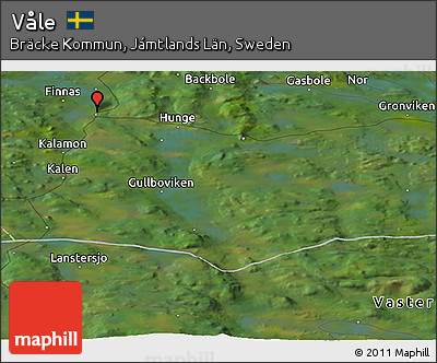 Satellite Panoramic Map of Våle