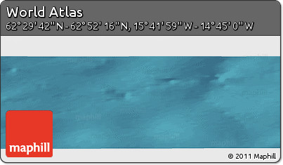 Satellite Panoramic Map of the Area around 62° 40' 59" N, 15° 13' 29" W