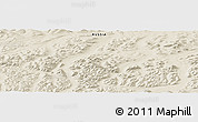 Shaded Relief Panoramic Map of the area around 62° 40' 59" N, 170° 55' 30" E
