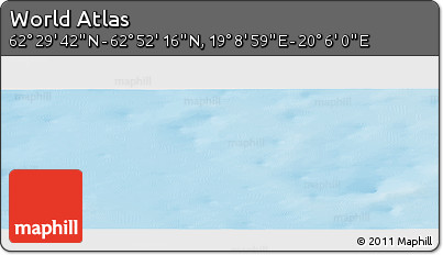 Physical Panoramic Map of the Area around 62° 40' 59" N, 19° 37' 30" E
