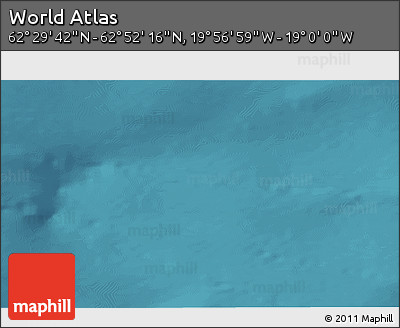 Satellite 3D Map of the Area around 62° 40' 59" N, 19° 28' 30" W
