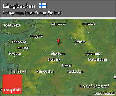 Satellite 3D Map of Långbacken