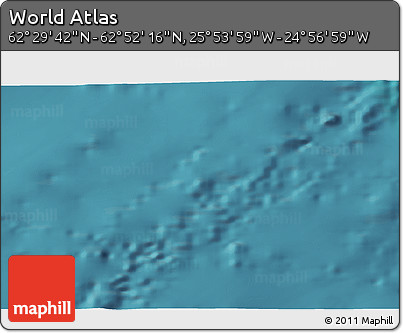 Satellite 3D Map of the Area around 62° 40' 59" N, 25° 25' 29" W