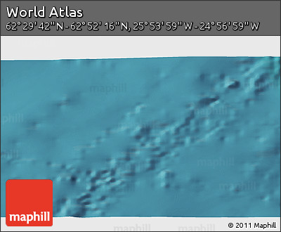 Satellite 3D Map of the Area around 62° 40' 59" N, 25° 25' 29" W