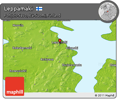 Physical 3D Map of Leppämäki