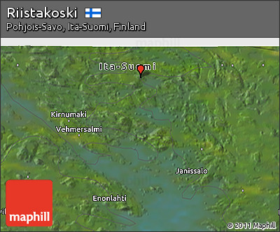 Satellite 3D Map of Riistakoski