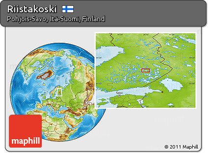 Physical Location Map of Riistakoski