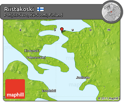 Physical Map of Riistakoski