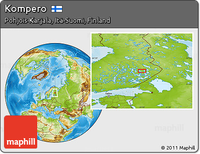 Physical Location Map of Kompero