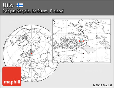 Blank Location Map of Uilo
