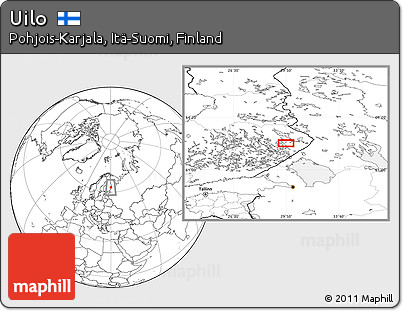Blank Location Map of Uilo