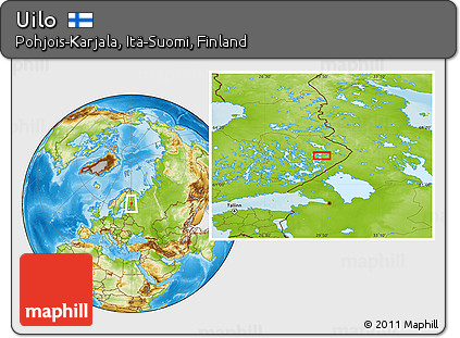 Physical Location Map of Uilo
