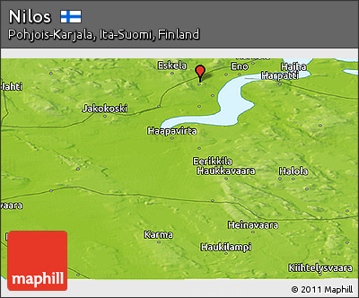 Physical Panoramic Map of Nilos