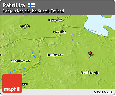 Physical 3D Map of Patrikka