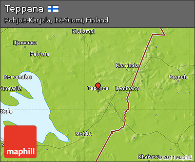 Physical Map of Teppana