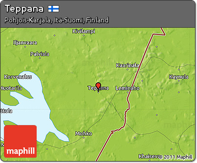 Physical Map of Teppana