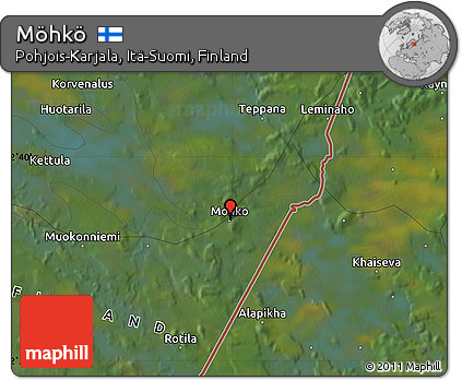 Satellite Map of Möhkö