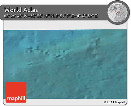 Satellite 3D Map of the Area around 62° 40' 59" N, 4° 19' 30" E