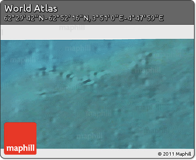 Satellite 3D Map of the Area around 62° 40' 59" N, 4° 19' 30" E