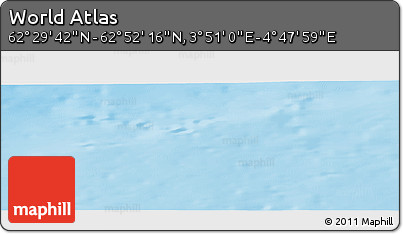 Physical Panoramic Map of the Area around 62° 40' 59" N, 4° 19' 30" E