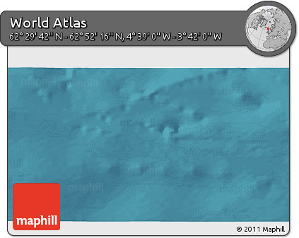Satellite 3D Map of the Area around 62° 40' 59" N, 4° 10' 30" W