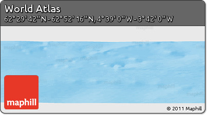 Physical Panoramic Map of the Area around 62° 40' 59" N, 4° 10' 30" W