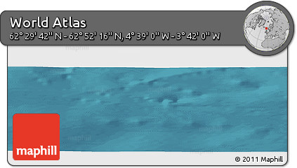 Satellite Panoramic Map of the Area around 62° 40' 59" N, 4° 10' 30" W